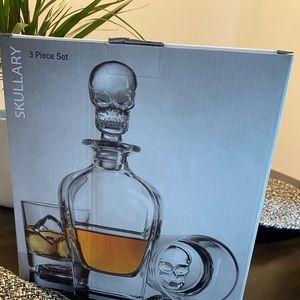 Skull Glass Decanter
